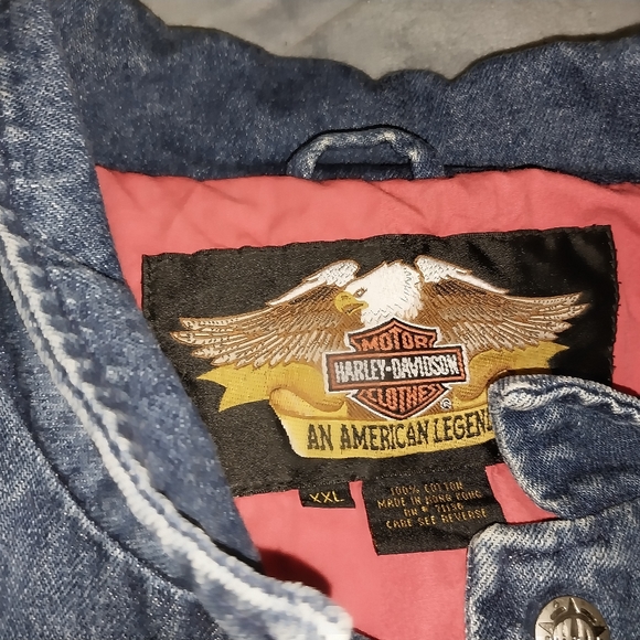 Vintage Harley Davidson jean jack size XXL - Picture 3 of 4